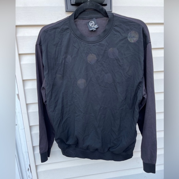 ALEXANDER MCQUEEN BLACK HIDDEN SEQUINS SWEATSHIRT-L - Picture 2 of 12